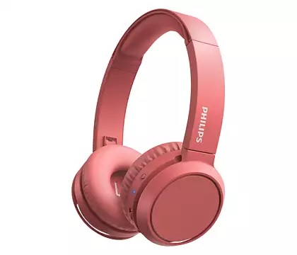 Headphones Philips Bluetooth TAH4205 Red