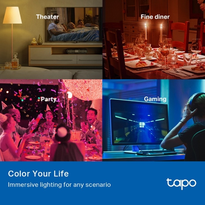 TP-Link Smart Home Wi-Fi Light Bulb Tapo L530E Multicolor