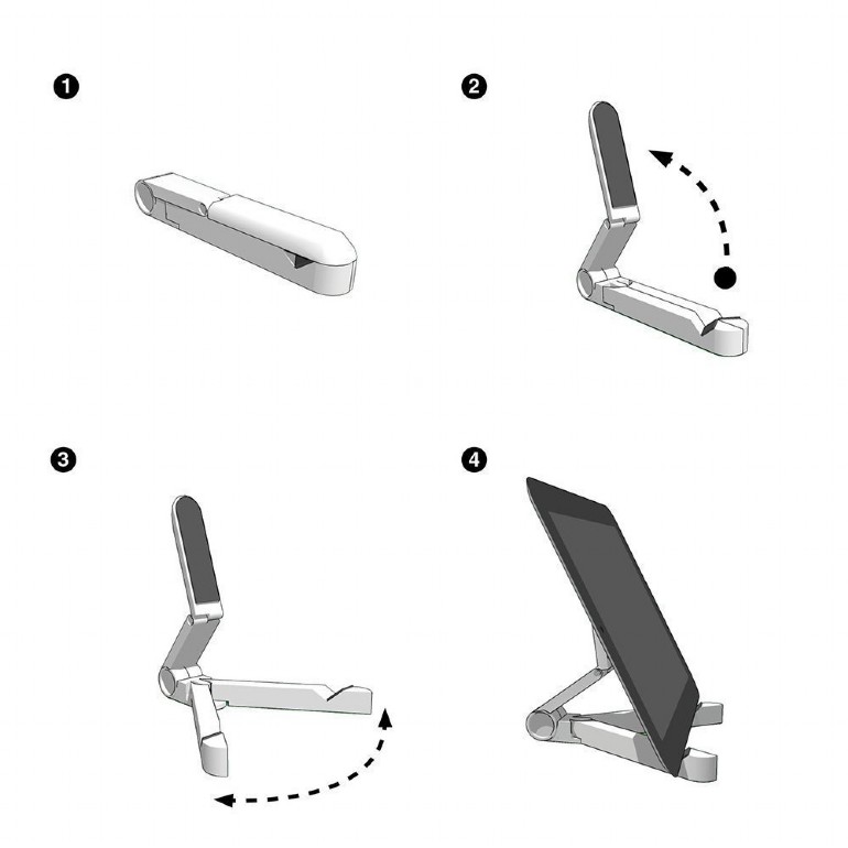 Universal tablet stand Gembird Black
