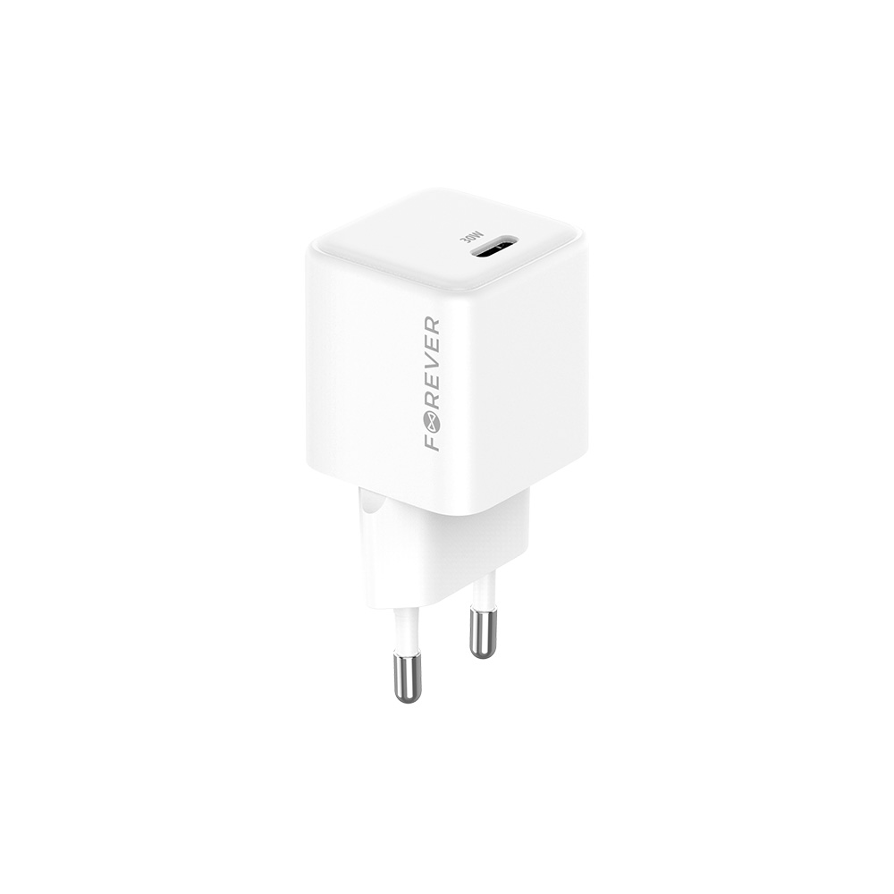 USB Universal Power Charger Forever GaN TC-08-30C 30W Type-C White