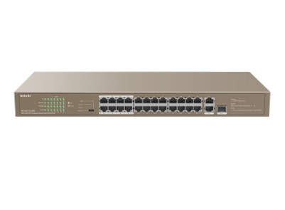 Tenda Switch 24 Port 10/100Mbps 2xGE 1xSFP PoE 250W TEF1126P Rackmount