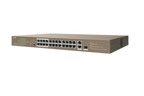Tenda Switch 24 Port 10/100Mbps 2xGE 1xSFP PoE 250W TEF1126P Rackmount