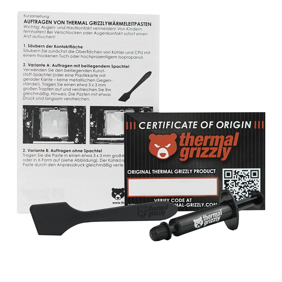 Thermal Grease for Cooler Thermal Grizzly Kryonaut 1g