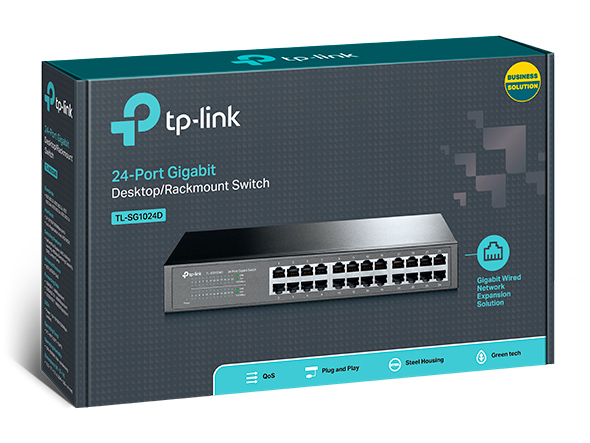 TP-Link Switch 24port Gigabit 10/100/1000 TL-SG1024D