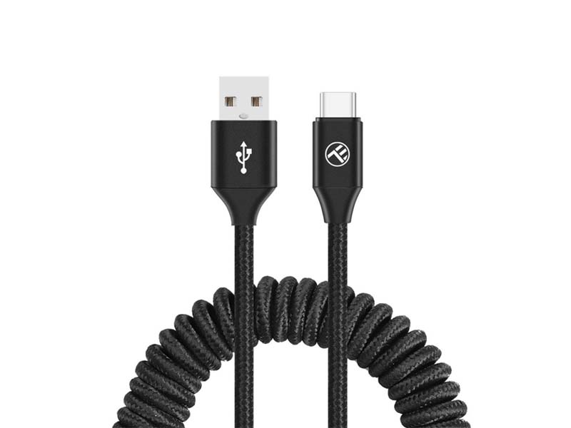 USB Cable 2.0 AM to Type-C Tellur 1.8m Extendable 3A Black