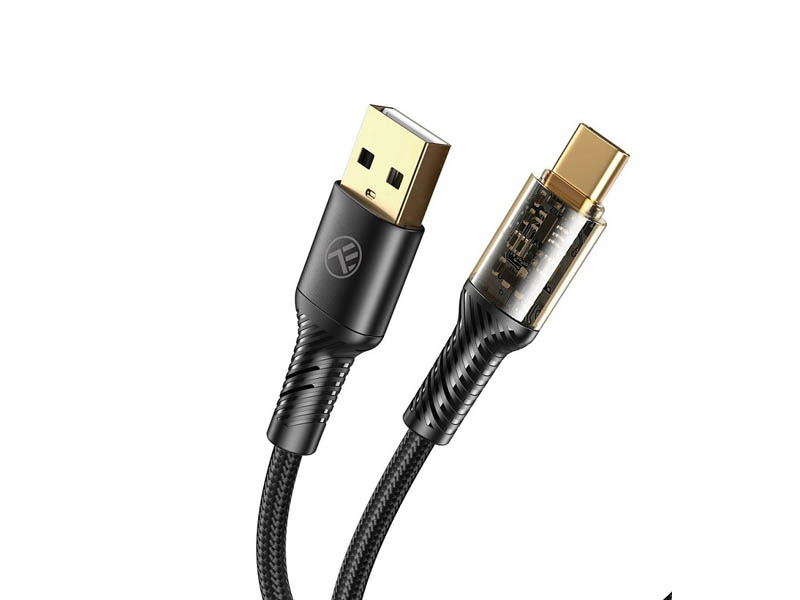 USB Cable To Type-C Tellur 1m Transparent