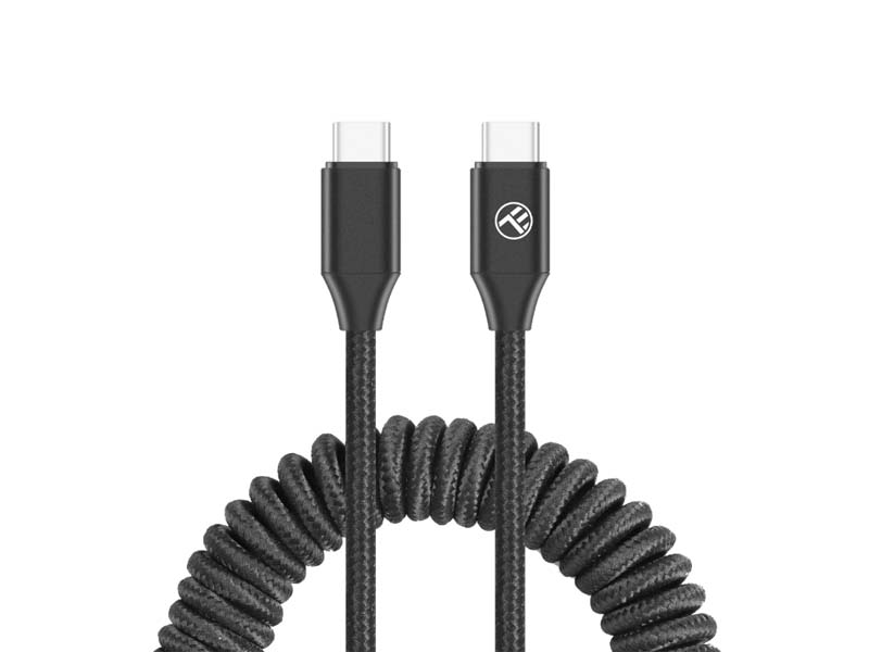 USB Type-C to Type-C Cable PD60W Tellur 1.8m Extendable Black