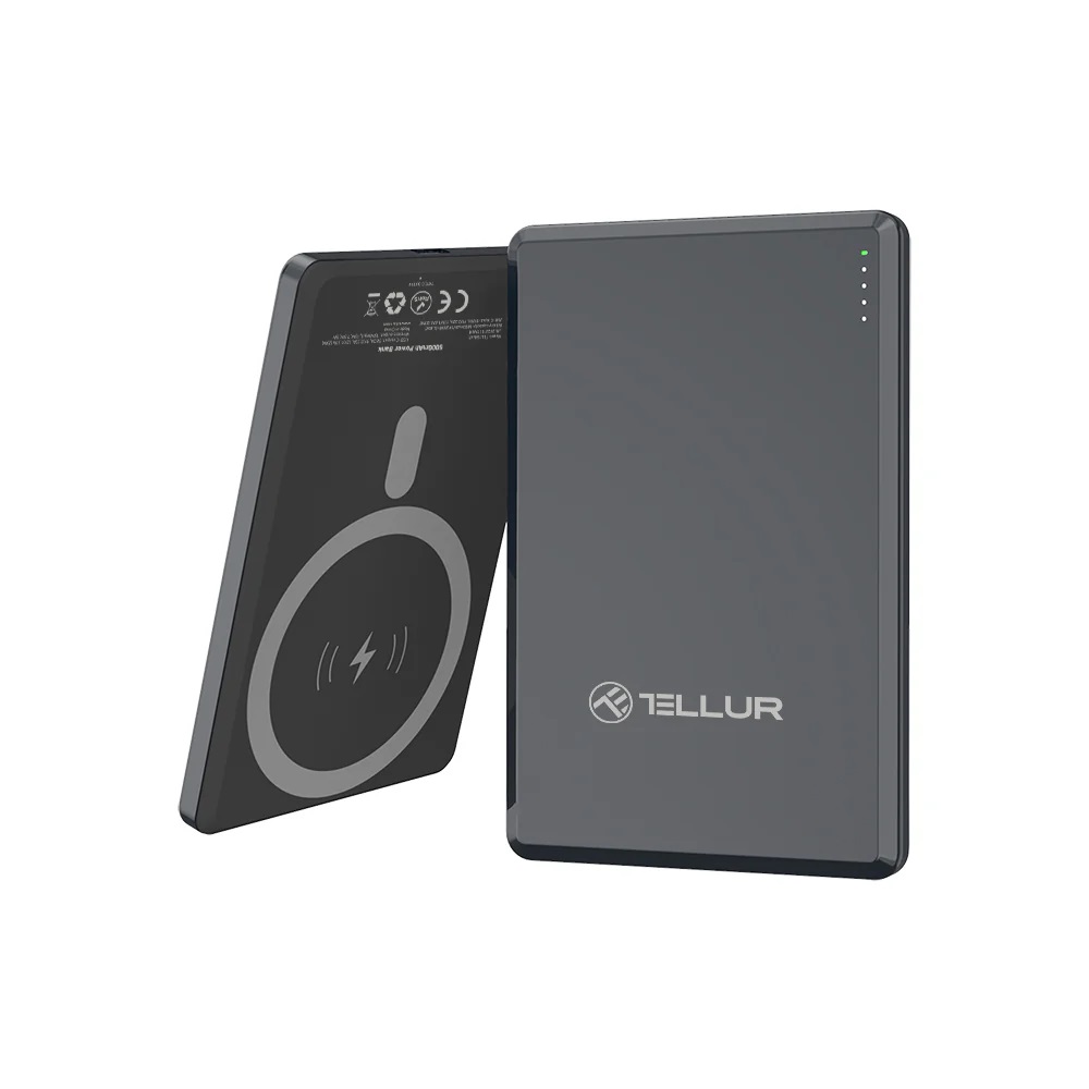 Power Bank Tellur Magnetic 5000mAh Magsafe Type-C PD20W Magnetic Black