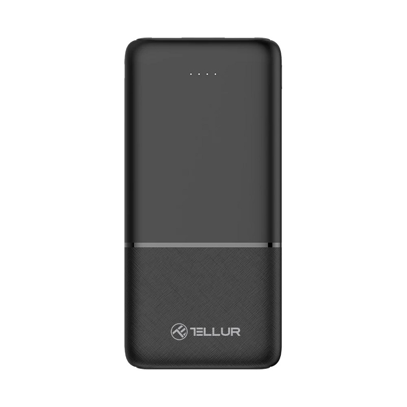 Power Bank Tellur 10000mAh Type-C + USB-A x2 Black