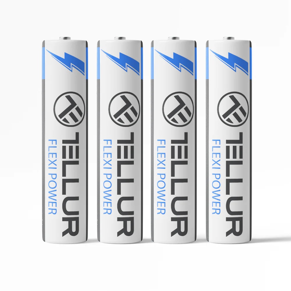 Batteries Tellur AAA 4pack Super Alkaline LR03 Flexi