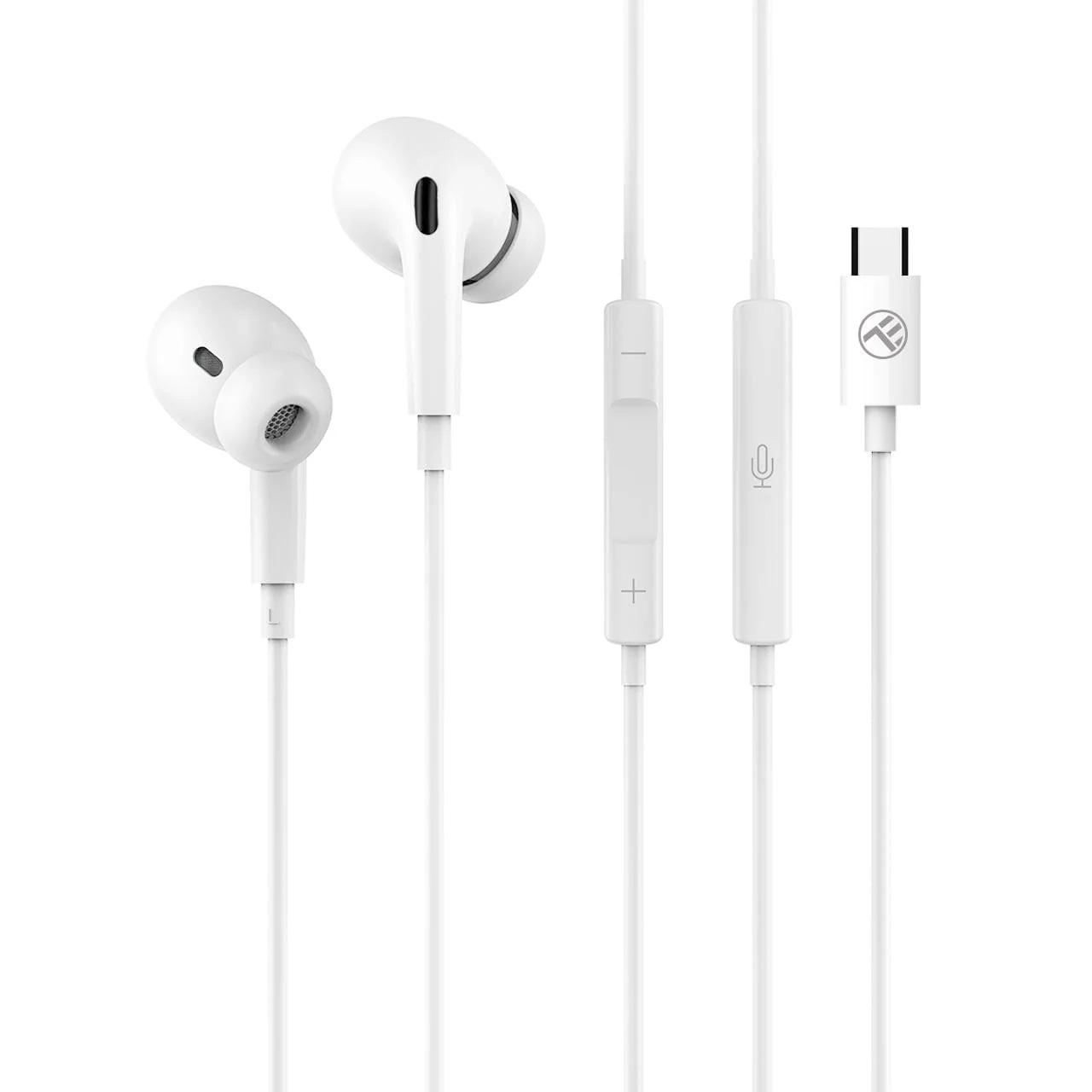 Earphones Tellur Attune Type-C White w/Microphone