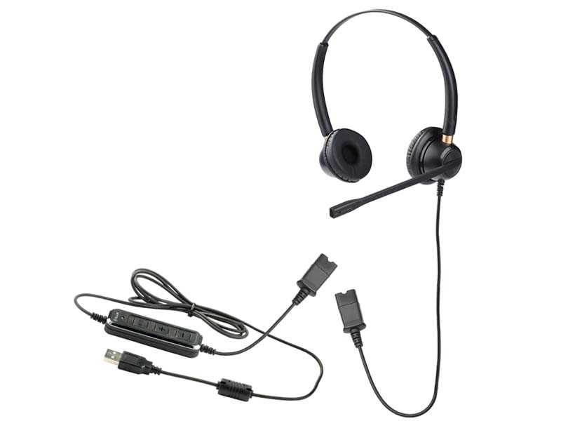 Headset Tellur Voice 520N Binaural USB Black