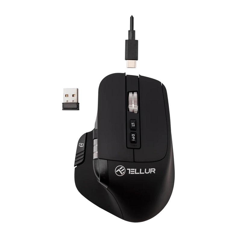 Mouse Tellur Wireless Shade 3200dpi Bluetooth RGB Black