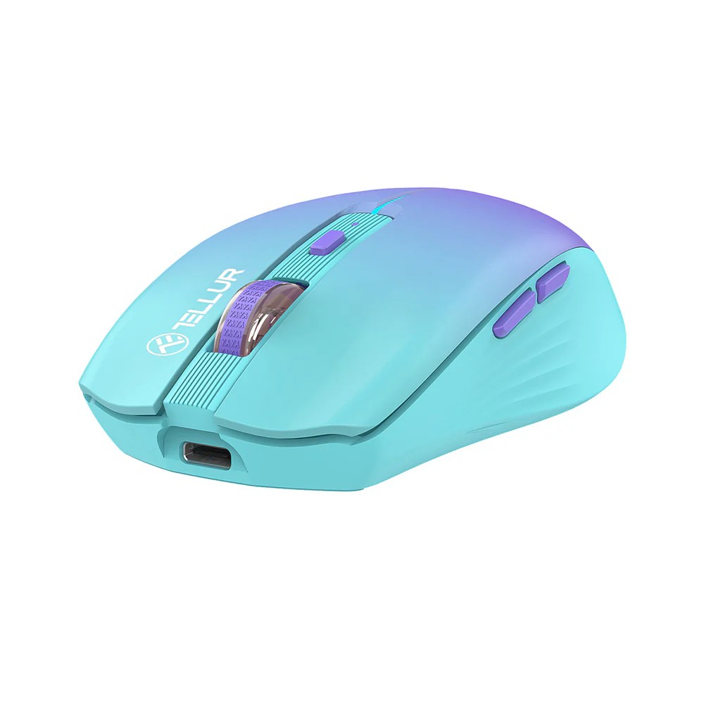 Mouse Tellur Wireless Silent 1600dpi Blue