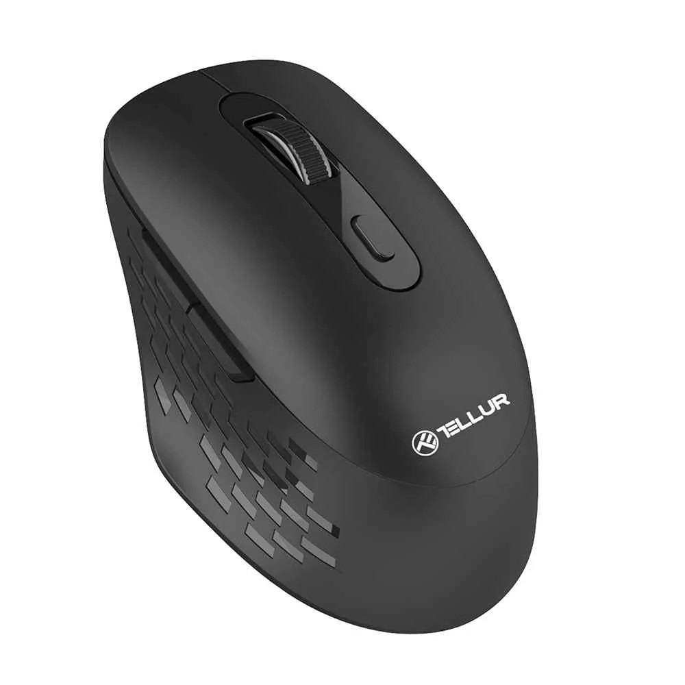 Mouse Tellur Wireless Glider 1600dpi 2.4Ghz Bluetooth Black
