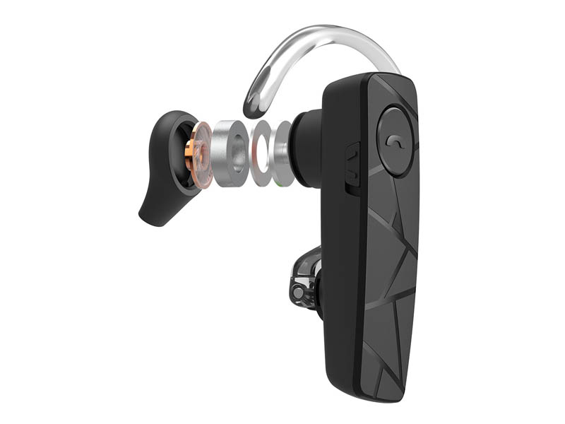 Bluetooth Headset Tellur Vox 60 Black w/ Car Charger