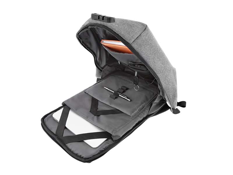 Notebook Backpack Tellur Anti-theft V2 USB 15.6" Gray