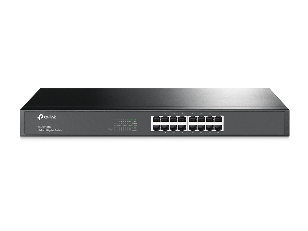 TP-Link Switch 16port Gigabit 10/100/1000 Rackmount size TL-SG1016