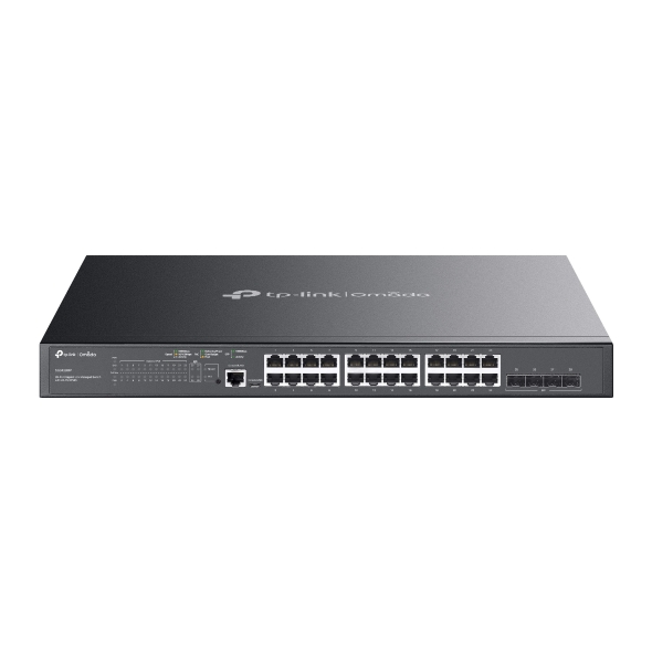 TP-Link Switch Omada 28-Port Gigabit L2+ Managed with 24-Port PoE+ TL-SG3428MP