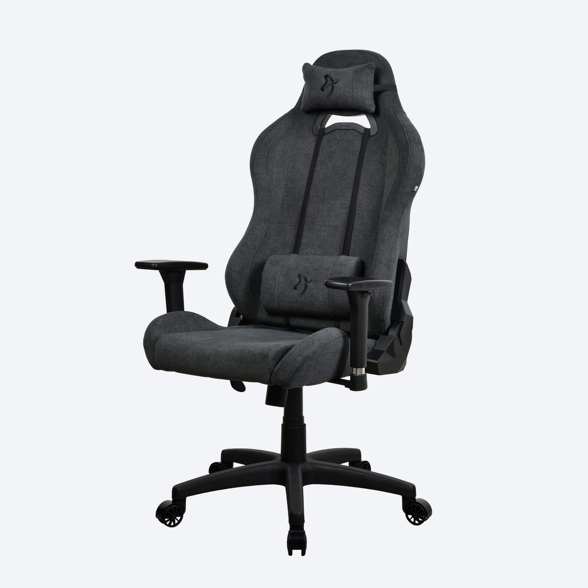 Gaming Chair Arozzi Torretta Soft Fabric Dark Grey 2