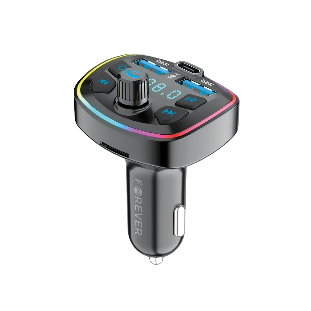 Wireless Bluetooth FM Transmitter Forever TR-360 Hands Free/Dual Charger w/LCD Display