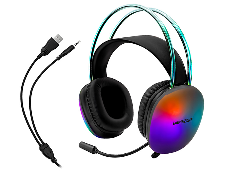Headphones Tracer GameZone GZ X2 RGB Black