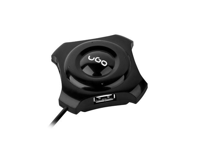 USB HUB 2.0 4-Port UGO Maipo HU50 Black