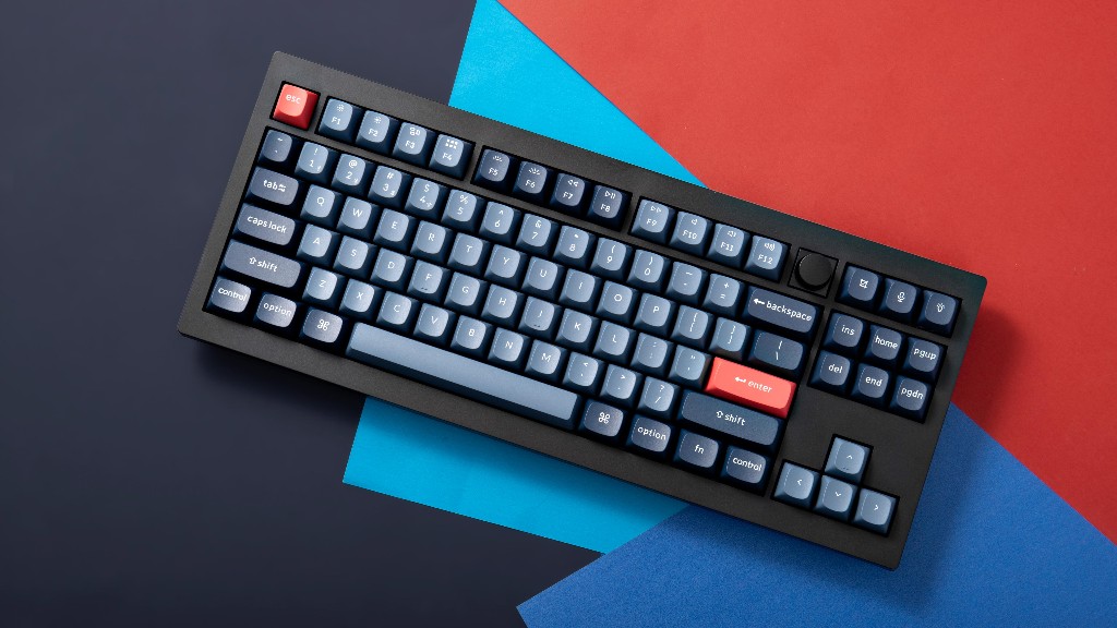 Keyboard Keychron V3 Max 80% Wireless Swappable RGB Backlight Gateron Jupiter Red Switch - Black