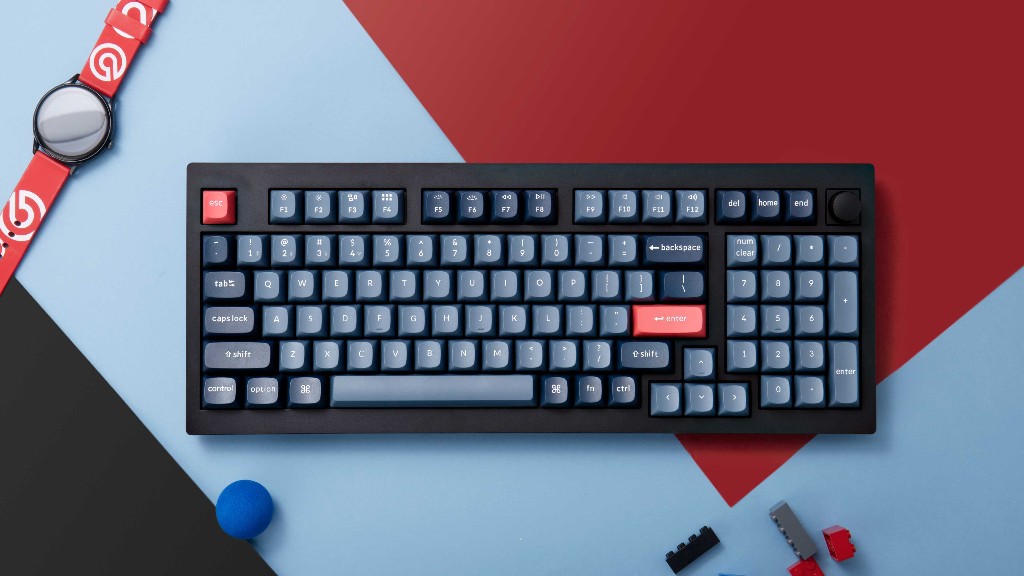 Keyboard Keychron V5 Max 96% Wireless Swappable RGB Backlight Gateron Jupiter Banana Switch - Black