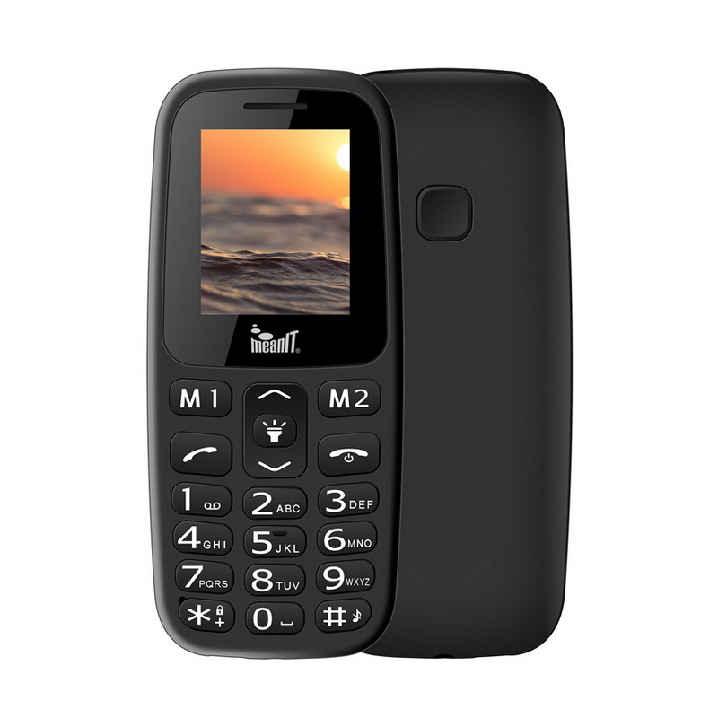Mobile Phone MeanIT Veteran I Black