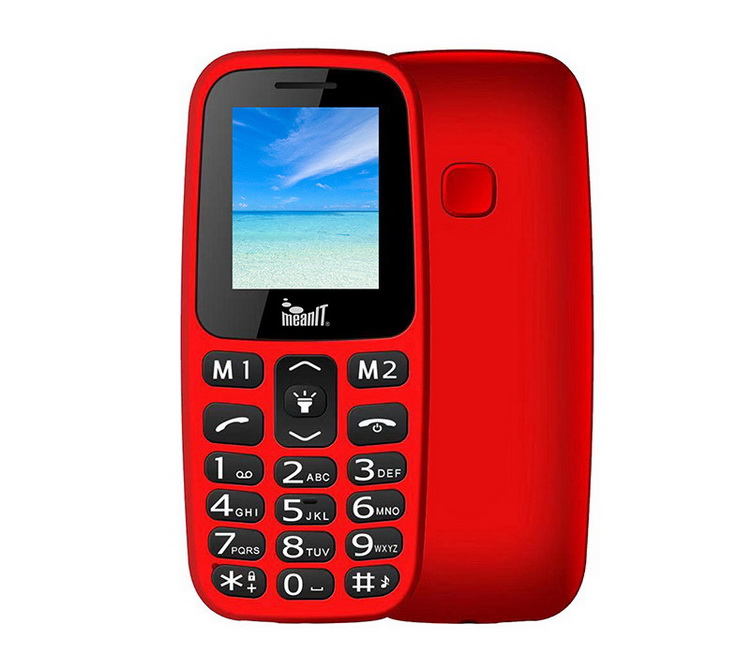 Mobile Phone MeanIT Veteran I Red