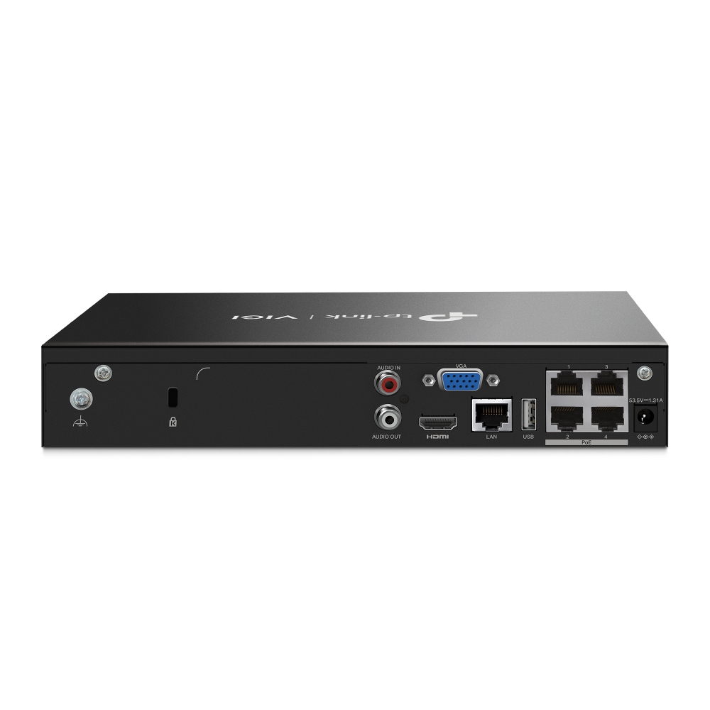 TP-Link 4K Network 4 Channel POE DVR VIGI NVR1004H-4P