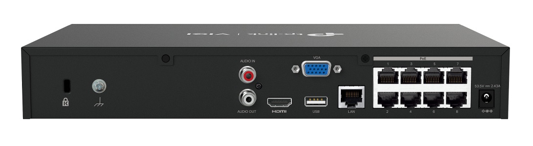 TP-Link 4K Network 8 Channel POE DVR VIGI NVR1008H-8P