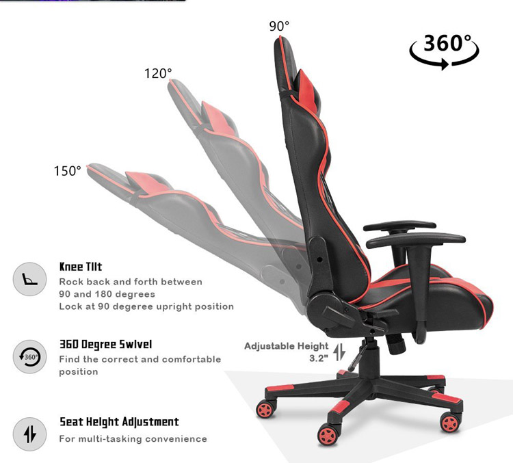 Gaming Chair Viper G5 Black/Red