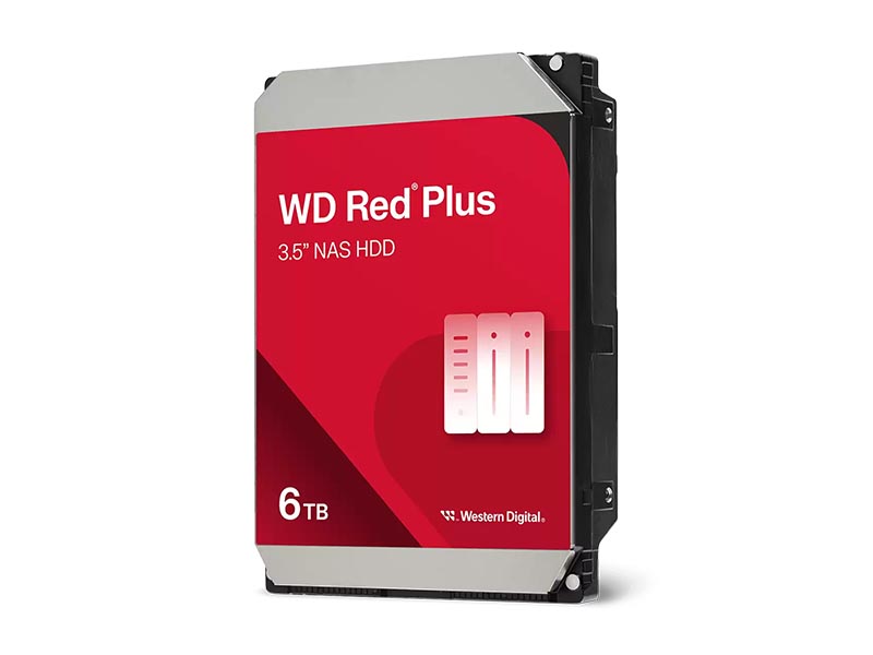 HDD 3.5" 6TB Western Digital WD Red Plus NAS SATA3 256MB WD60EFPX