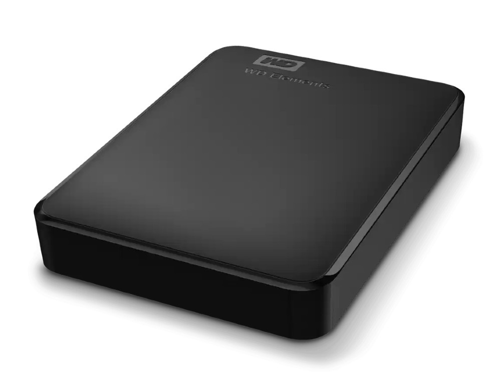 Western Digital Elements 5TB Disco Rigido Esterno Portatile - 2.5 Pollici, USB 3.0, Nero
