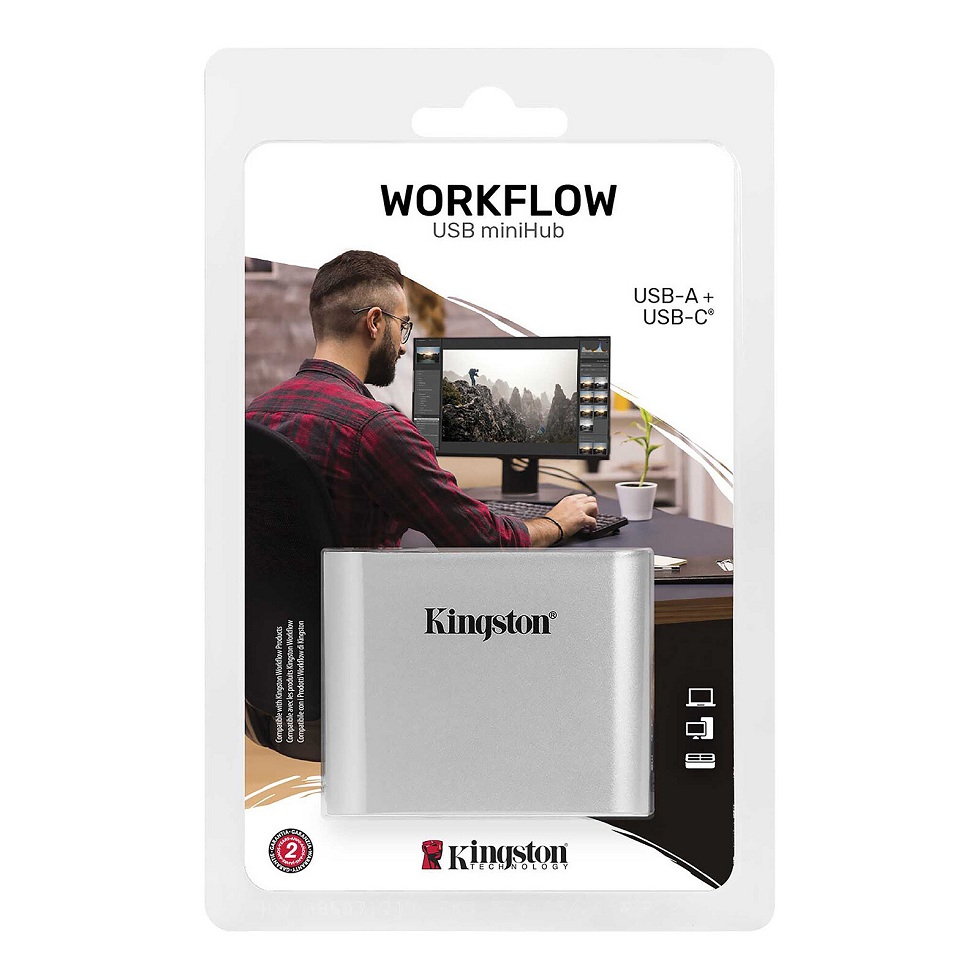 Workflow USB miniHub Kingston USB 3.2 Gen 1