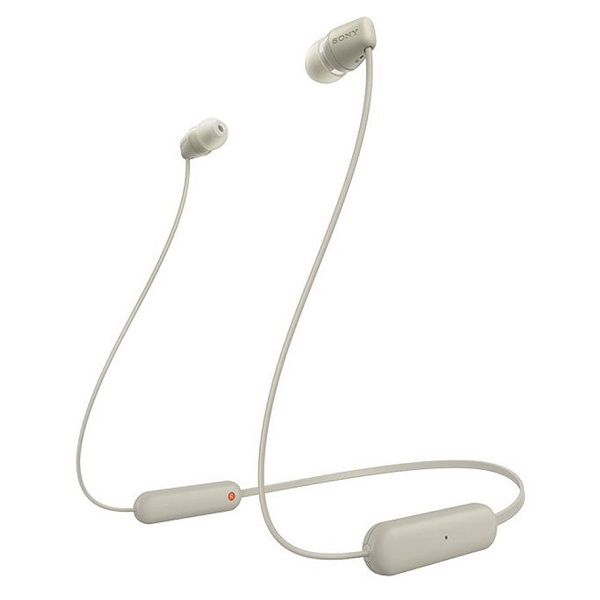 Earphones Sony WI-C100C Wireless Beige