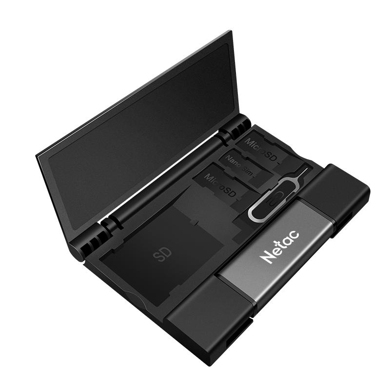 Card Reader USB 3.2 Type-C Netac WK24 Black