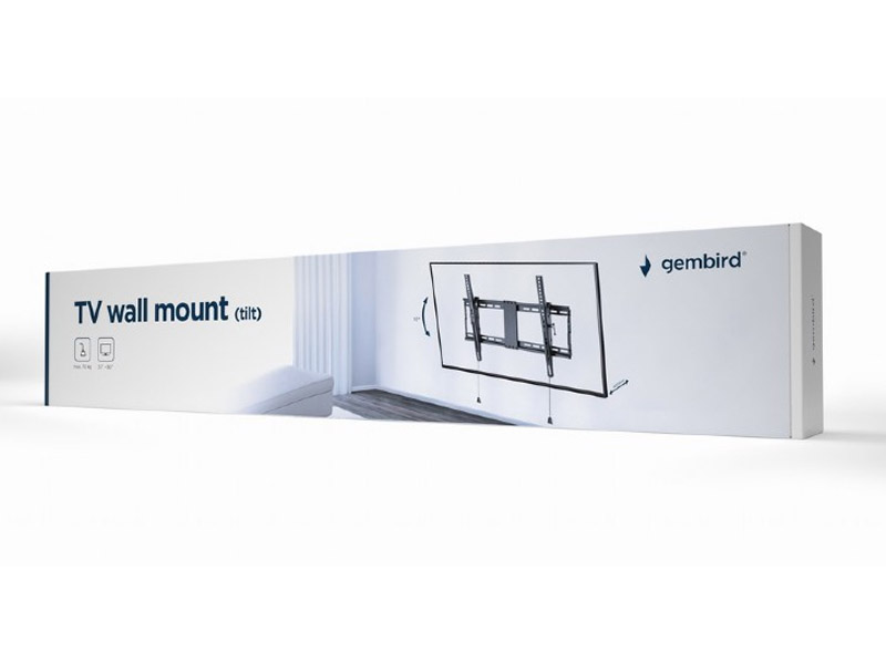 TV Wall Mount Gembird 37”-80” w/Tilt Steel