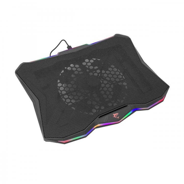 Notebook Stand White Shark Glacier up to 17.3" 170mm Fan RGB