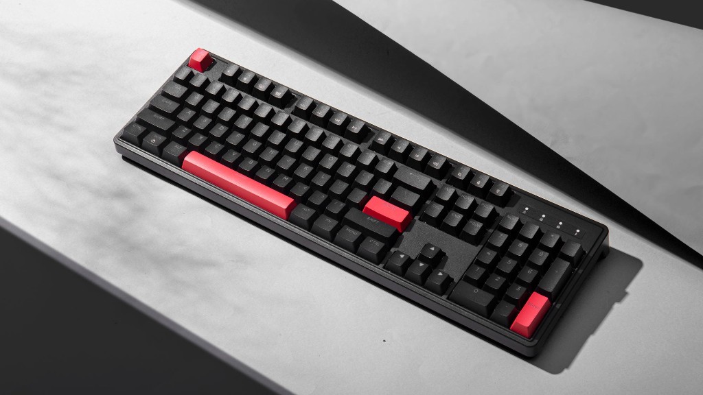 Keyboard Keychron Lemokey X3 Full-Size RGB Wired Mechanical Hot-Swap Red Switch - Black
