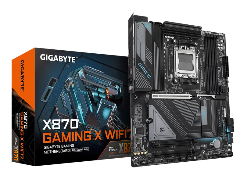 MB Gigabyte X870 GAMING X WIFI7 AM5 DDR5 8000MHz OC/SATA3/3xM.2/BT5.4/USB3.2/2.5Gb/PCIe 5.0/HDMI