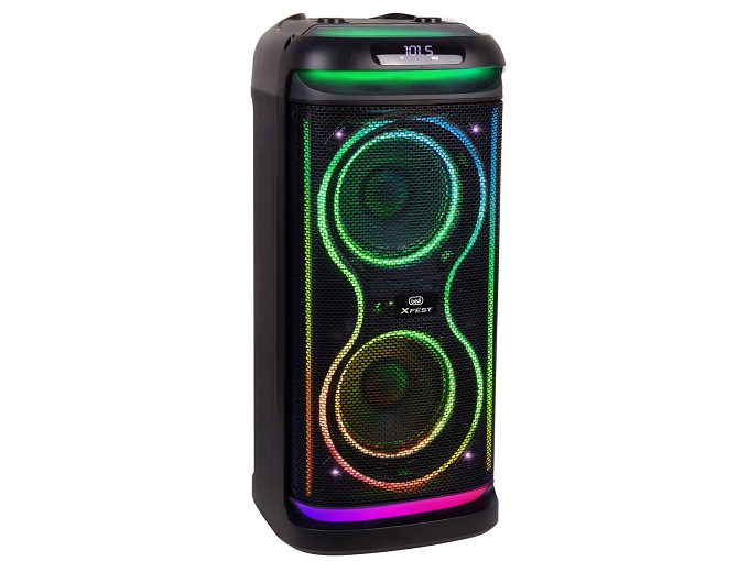 Speaker Trevi XF 650 KB KARAOKE 100W Rechargeable w/Bluetooth, microSD, USB, AUX-IN LED