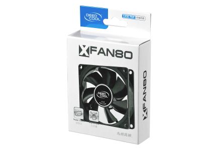 Case Fan 80x80x25 Deepcool XFAN 80 1300rpm Black