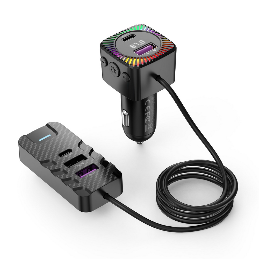 Wireless Bluetooth FM Transmitter XO BCC13 Hands Free/Dual Charger w/LCD Display