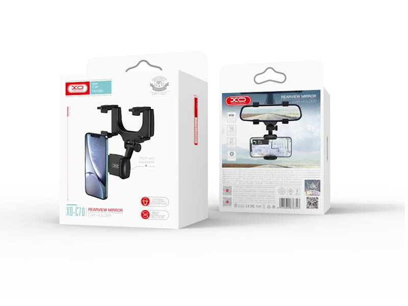 Car Holder for Smartphones XO C70 Rearview Mirror Mount