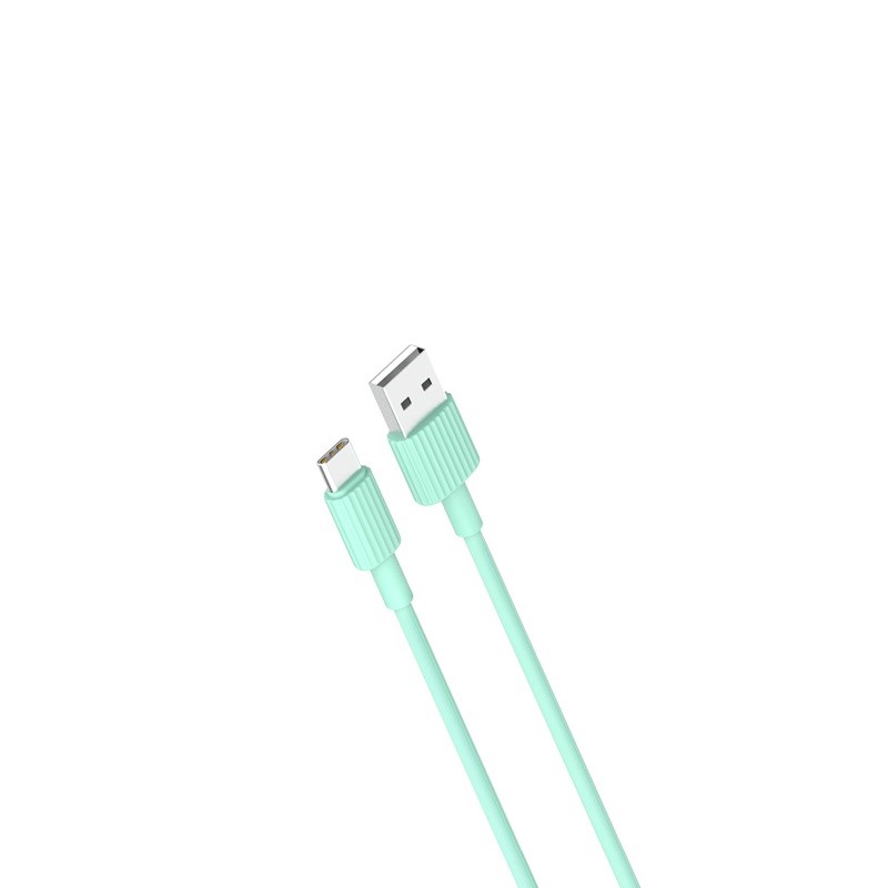 Cable USB 2.0 AM to Type-C 1m XO NB156 Green