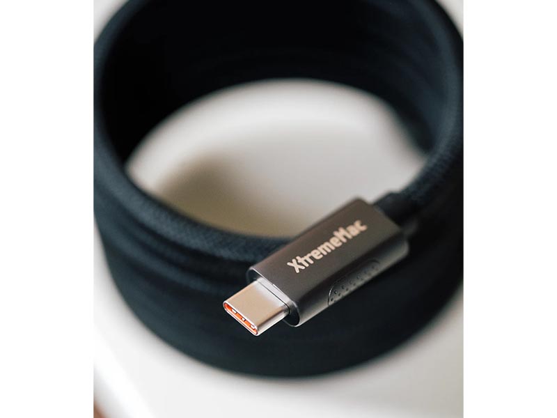 Cable USB 4.0 240W Type-C to Type-C 1.5m XtremeMac X-MAGNET PLUS Braided Magnetic