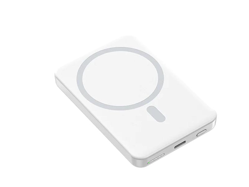 Power Bank XtremeMac 5000mAh Magnetic Magsafe Type-C, Wireless, White